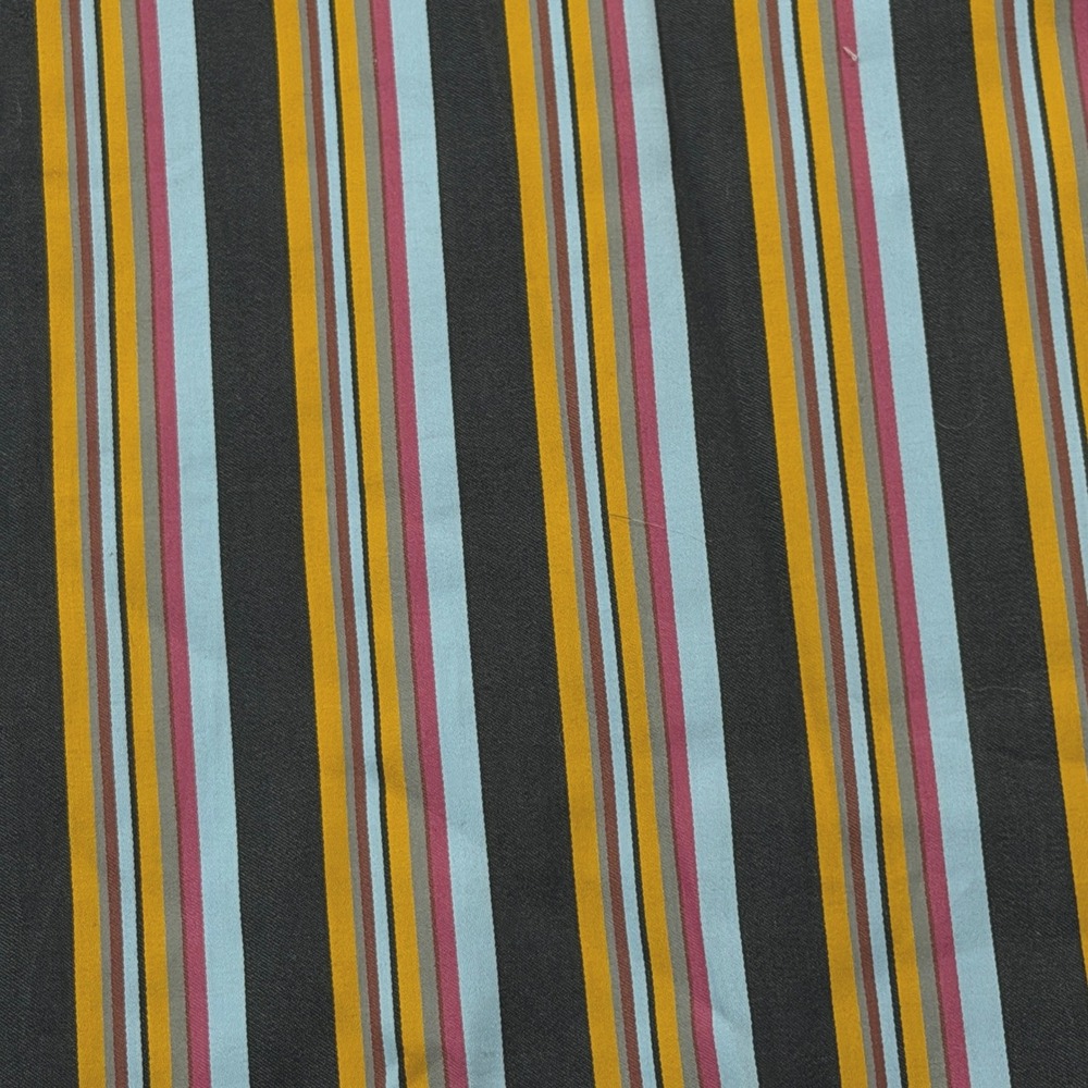 Johnny Fly Mens Multi Color Vertical Stripe Cotton Long Sleeve Shirt Medium - Picture 5 of 10